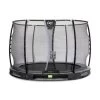 EXIT Elegant Premium Inground Trampoline Met Deluxe Veiligheidsnet 305 Zwart