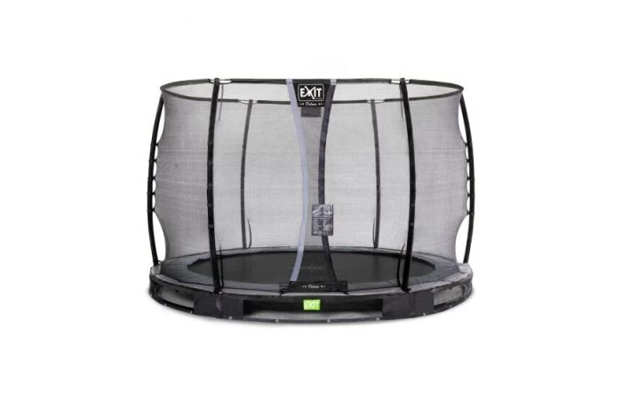 EXIT Elegant Premium Inground Trampoline Met Deluxe Veiligheidsnet 305 Zwart 1 EXIT Elegant Premium Inground Trampoline Met Deluxe Veiligheidsnet 305 Zwart