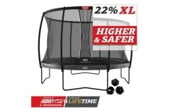 BERG Elite Regular 430 Grijs Levels + Veiligheidsnet Deluxe Xl