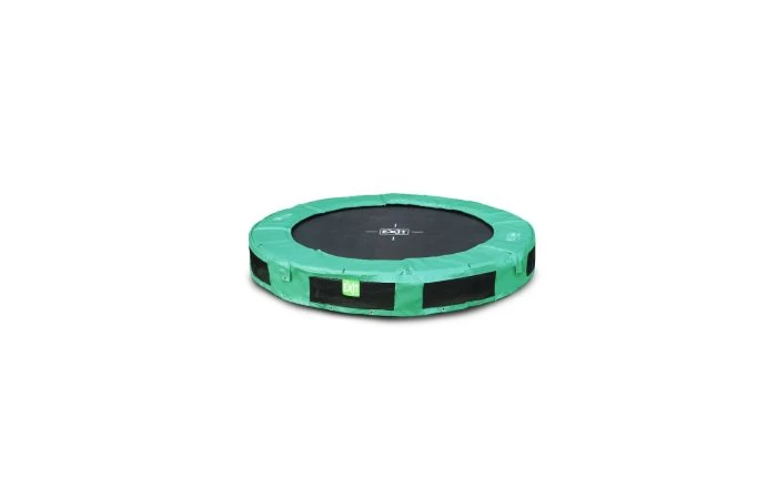 EXIT InTerra Inground Trampoline 244cm Groen 1 EXIT InTerra Inground Trampoline 244cm Groen