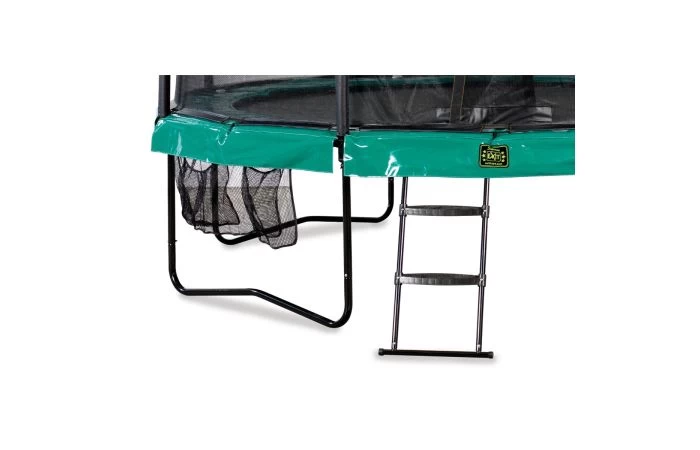 EXIT Supreme Trampoline ø427cm Met Ladder En Schoenenzak Groen 4 EXIT Supreme Trampoline ø427cm Met Ladder En Schoenenzak Groen - Afbeelding 4