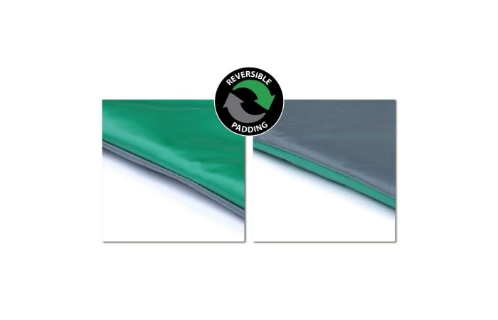 EXIT JumpArena Trampoline 244cm Met Ladder En Schoenenzak - Groen/grijs 3 EXIT JumpArena Trampoline 244cm Met Ladder En Schoenenzak - Groen/grijs - Afbeelding 3