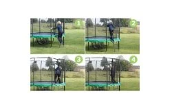 EXIT JumpArena Trampoline 244cm Met Ladder En Schoenenzak - Groen/grijs 13 EXIT JumpArena Trampoline 244cm Met Ladder En Schoenenzak - Groen/grijs -Beste Trampoline Winkel 10 91 08 02 exit jumparena trampoline o244cm met ladder en schoenenzak groen grijs 5