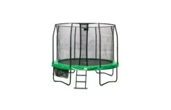 EXIT JumpArena Trampoline 427cm Met Ladder En Schoenenzak - Groen/grijs