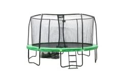 EXIT JumpArena Trampoline 457cm Met Ladder En Schoenenzak - Groen/grijs