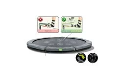 EXIT Twist Inground Trampoline 366cm Groen/grijs -Beste Trampoline Winkel 12 61 12 01 exit twist inground trampoline o366cm groen grijs 2 1