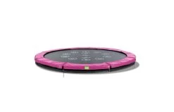 EXIT Twist Inground Trampoline 366cm Roze/grijs