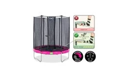 EXIT Twist Trampoline 183cm Roze/grijs 6 EXIT Twist Trampoline 183cm Roze/grijs -Beste Trampoline Winkel 12 92 06 02 exit twist trampoline o183cm roze grijs 1