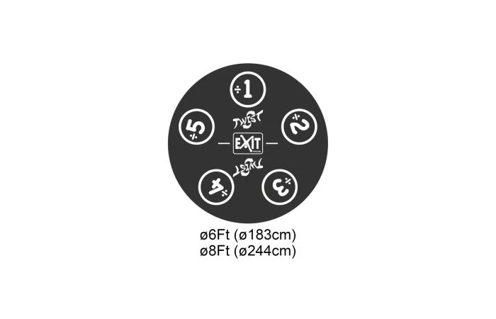 EXIT Twist Trampoline 183cm Roze/grijs 4 EXIT Twist Trampoline 183cm Roze/grijs - Afbeelding 4