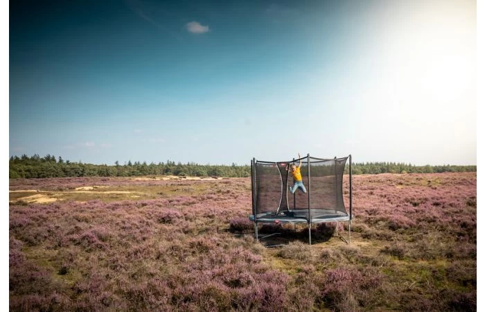 BERG Favorit Regular 270 Grijs + Veiligheidsnet Comfort 2 BERG Favorit Regular 270 Grijs + Veiligheidsnet Comfort - Afbeelding 2