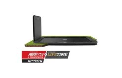 BERG Ultim Elite FlatGround Trampoline Sports 500x300 Grijs + AeroWall