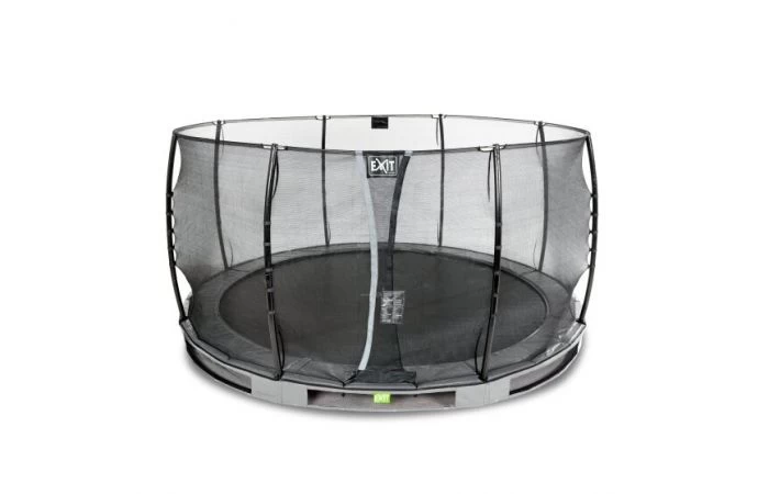 EXIT Elegant Inground Trampoline Met Economy Veiligheidsnet 427 Grijs 2 EXIT Elegant Inground Trampoline Met Economy Veiligheidsnet 427 Grijs - Afbeelding 2