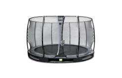 EXIT Elegant Inground Trampoline Met Economy Veiligheidsnet 366 Zwart