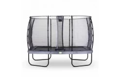 EXIT Elegant Trampoline Met Economy Veiligheidsnet 244x427 Grijs