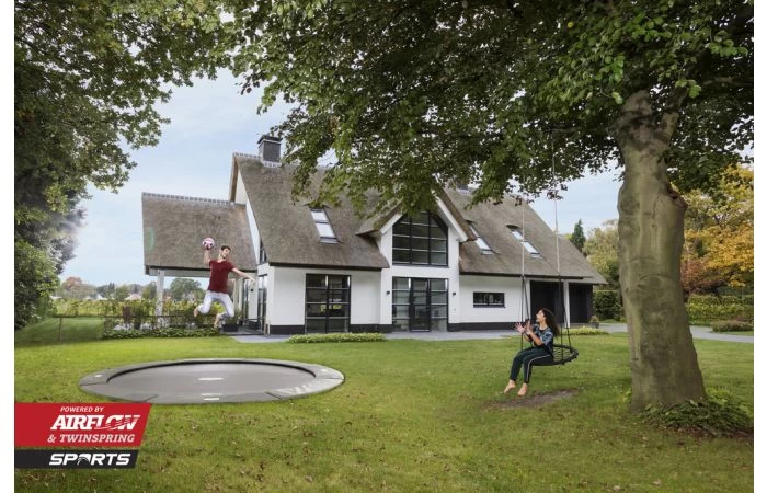 BERG Champion FlatGround Sports Trampoline 430 Groen 3 BERG Champion FlatGround Sports Trampoline 430 Groen - Afbeelding 3