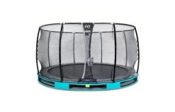 EXIT Elegant Premium Inground Trampoline Met Deluxe Veiligheidsnet 427 Blauw