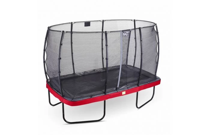 EXIT Elegant Trampoline Met Economy Veiligheidsnet 214x366 Rood 10 EXIT Elegant Trampoline Met Economy Veiligheidsnet 214x366 Rood - Afbeelding 10