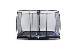 EXIT Elegant Premium Inground Trampoline Met Deluxe Veiligheidsnet 244x427 Zwart
