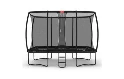 BERG Ultim Champion Regular 410x250 Zwart + Veiligheidsnet Deluxe Xl
