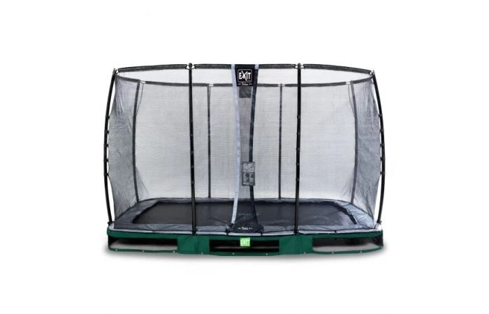 EXIT Elegant Premium Inground Trampoline Met Deluxe Veiligheidsnet 244x427 Groen 1 EXIT Elegant Premium Inground Trampoline Met Deluxe Veiligheidsnet 244x427 Groen