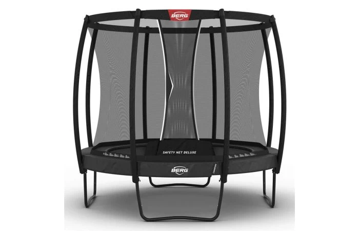 BERG Champion Regular Trampoline 270 Grijs + Veiligheidsnet Deluxe 1 BERG Champion Regular Trampoline 270 Grijs + Veiligheidsnet Deluxe
