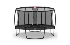 BERG Champion Regular Trampoline 430 Grijs + Veiligheidsnet Deluxe