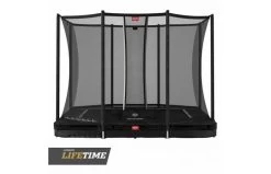 BERG Ultim Favorit InGround 280x190 Zwart + Veiligheidsnet Comfort