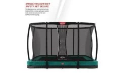 BERG Ultim Champion InGround 330x220 Groen + Veiligheidsnet Deluxe -Beste Trampoline Winkel 3644381ae0282f82e1d3bf5d234e4d0cacad8d3f96076418c01d8f3ef83df011