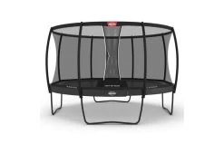 BERG Elite Regular Trampoline 430 Grijs + Veiligheidsnet Deluxe