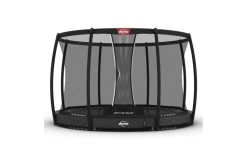 BERG Elite InGround 330 Grijs + Veiligheidsnet Deluxe