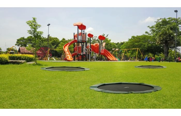 Akrobat Primus Premium Flat To The Ground Trampoline 3 Akrobat Primus Premium Flat To The Ground Trampoline - Afbeelding 3