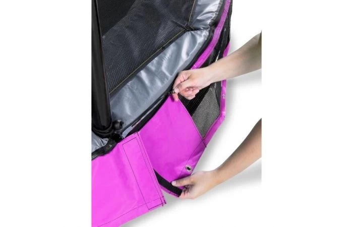 EXIT Elegant Inground Trampoline Met Economy Veiligheidsnet 427 Paars 4 EXIT Elegant Inground Trampoline Met Economy Veiligheidsnet 427 Paars - Afbeelding 4