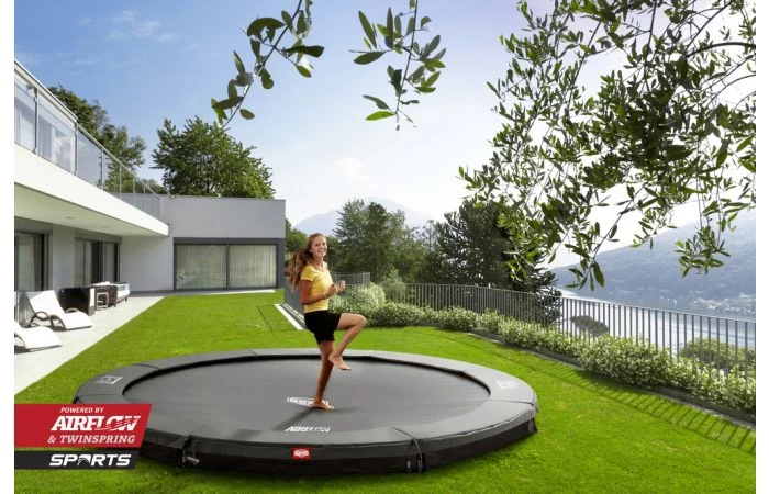 BERG Champion InGround Trampoline Sports 330 Groen 2 BERG Champion InGround Trampoline Sports 330 Groen - Afbeelding 2