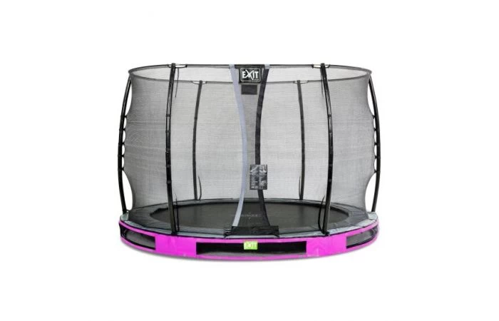 EXIT Elegant Inground Trampoline Met Economy Veiligheidsnet 305 Paars 1 EXIT Elegant Inground Trampoline Met Economy Veiligheidsnet 305 Paars