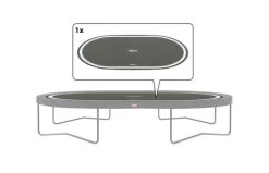 BERG Grand Champion Springdoek Met Witte Rand 520x345 Cm