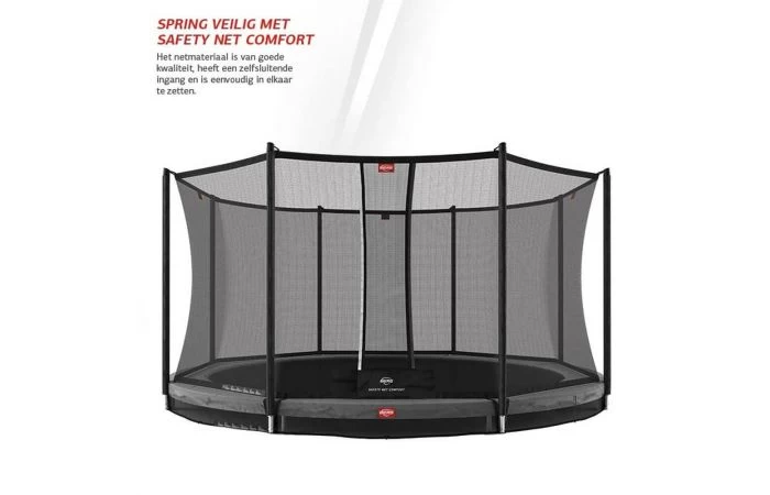 BERG Favorit InGround 330 Grijs + Veiligheidsnet Comfort 7 BERG Favorit InGround 330 Grijs + Veiligheidsnet Comfort - Afbeelding 7