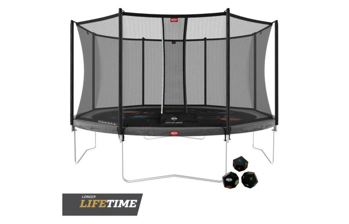 BERG Favorit Regular 430 Grijs Levels + Veiligheidsnet Comfort 1 BERG Favorit Regular 430 Grijs Levels + Veiligheidsnet Comfort