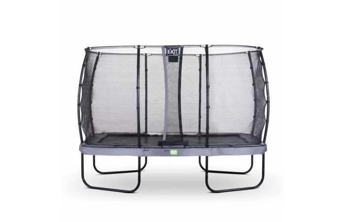 EXIT Elegant Trampoline Met Economy Veiligheidsnet 214x366 Grijs 1 EXIT Elegant Trampoline Met Economy Veiligheidsnet 214x366 Grijs