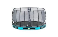 EXIT Elegant Inground Trampoline Met Economy Veiligheidsnet 427 Blauw