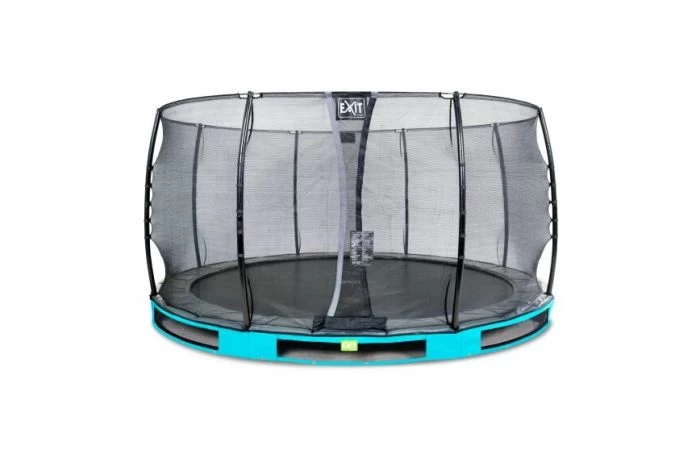 EXIT Elegant Inground Trampoline Met Economy Veiligheidsnet 427 Blauw 1 EXIT Elegant Inground Trampoline Met Economy Veiligheidsnet 427 Blauw