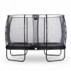 EXIT Elegant Trampoline Met Economy Veiligheidsnet 244x427 Zwart