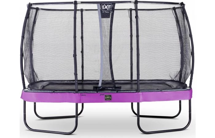 EXIT Elegant Premium Trampoline Met Deluxe Veiligheidsnet 244x427 Paars 1 EXIT Elegant Premium Trampoline Met Deluxe Veiligheidsnet 244x427 Paars