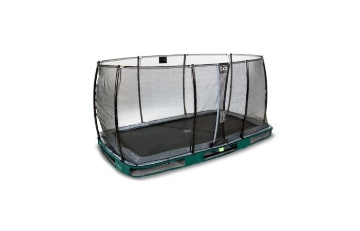 EXIT Elegant Inground Trampoline Met Economy Veiligheidsnet 214x366 Groen 2 EXIT Elegant Inground Trampoline Met Economy Veiligheidsnet 214x366 Groen - Afbeelding 2
