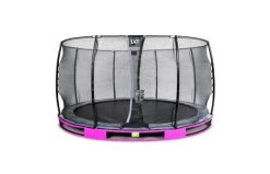 EXIT Elegant Inground Trampoline Met Economy Veiligheidsnet 427 Paars