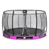 EXIT Elegant Premium Inground Trampoline Met Deluxe Veiligheidsnet 427 Paars