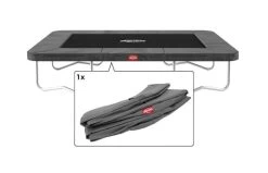 Berg Beschermrand Favorit - Regular 280x190 Grijs