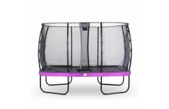 EXIT Elegant Trampoline Met Economy Veiligheidsnet 214x366 Paars
