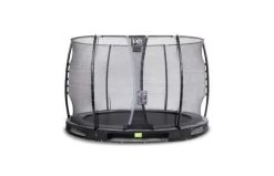 EXIT Elegant Inground Trampoline Met Economy Veiligheidsnet 305 Zwart
