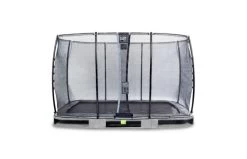 EXIT Elegant Inground Trampoline Met Economy Veiligheidsnet 244x427 Grijs