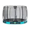 EXIT Elegant Premium Inground Trampoline Met Deluxe Veiligheidsnet 305 Blauw